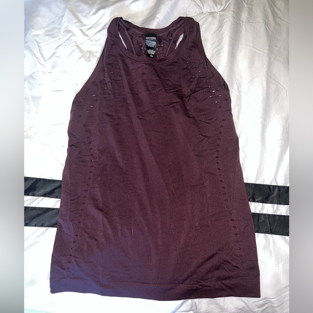 Burgundy workout top from Victorias Secret